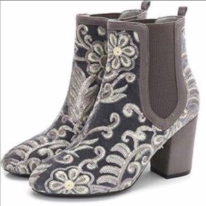 Vintage Grey Booties by Longmile Industry